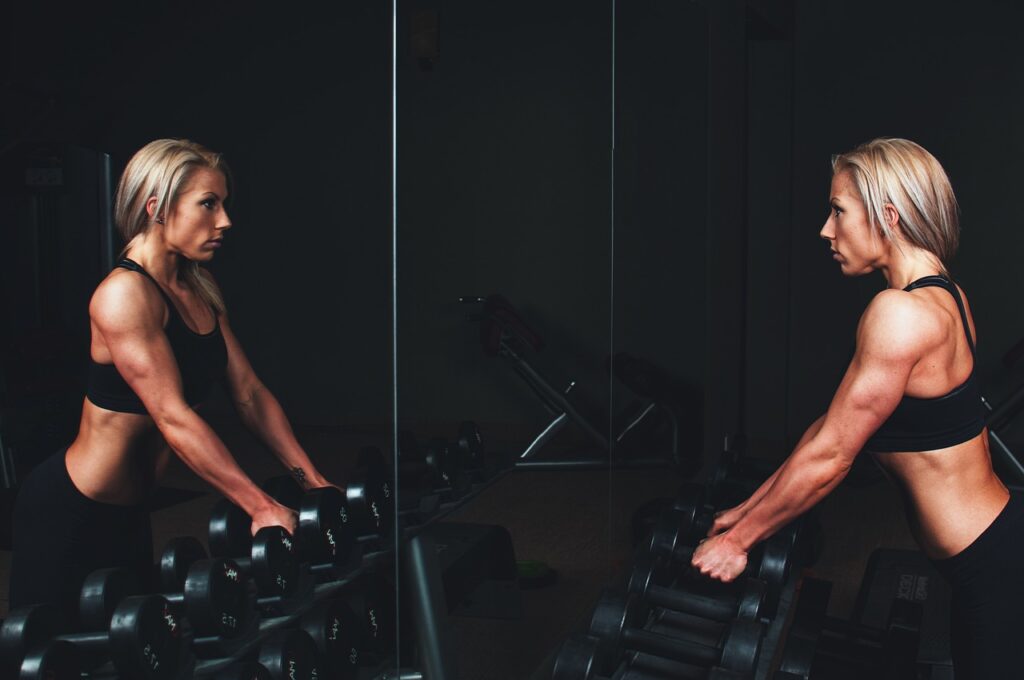 femme salle de sport 